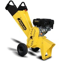 Garland - chipper 1080QG V23 Biotriturador de gasolina Motor 4 t de 225 cc, 6,6 cv y 56,5 kg . Trituración por rodillo de cuchillas con tolva de