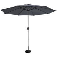 Concept-usine - Parasol recta redondo ø 270 cm gris figari - Gris