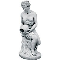 Anaparra - Figura Fuente estanque en hormigón piedra Venus Jarra 26x62cm.
