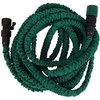 Electropolis - Fantastic Hose, Manguera autoextensible, ideal para casa, regar, lavar el coche, jardín, longitud máxima 22,86 metros, color verde