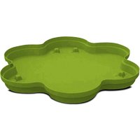 Hogar Y Mas - macetero apilable verde y plato 38,5X17 Color - b - b