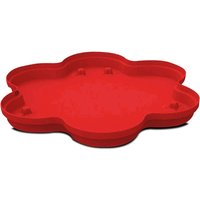 Hogar Y Mas - macetero apilable rojo y plato 38,5X17 Color - b - b