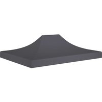 Maisonchic - Techo de carpa,Tejado de pérgola,Cubierta para pérgola para celebraciones gris antracita 4x3 m 270 g/m² BHF84936