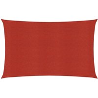 Maisonchic - Toldo Vela de Sombra hdpe rojo 160 g/m² 2x4 m VFR70932