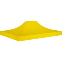 Maisonchic - Techo de carpa,Tejado de pérgola,Cubierta para pérgola para celebraciones amarillo 4x3 m 270 g/m² BHF90956