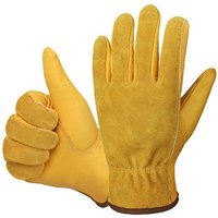 Zolginah - Guantes de Trabajo Pesados Guante Anti Corte Guante de Trabajo Profesional Guante de Jardinería Hombres Mujeres para Construcción Manejo