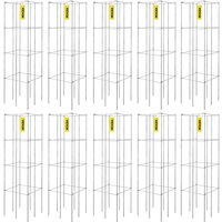 Jaulas para tomates, jaulas de soporte para plantas, 10 paquetes de acero - Vevor