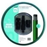 Natuur - Manguera Riego 15Mt-15 3C Verde Trenzada Accesorios