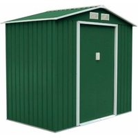 Natuur - Caseta Jardin 213X127X195Cm Metal Verde Nt104064