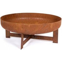 Braciere para Exteriores Rustico y Auténtico - Efesto a Ruggine D60x24H