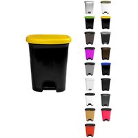 Jardin202 - Cubo basura plástico moderno Apertura con pedal Cubo reciclar