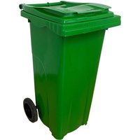 Todocontenedor - Contenedor de Basura Verde 2 Ruedas 120 litros