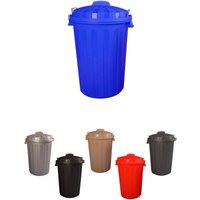Jardin202 - Cubo Basura Diseño Moderno de plástico con Tapadera Cubo resistente almacenaje y reciclar