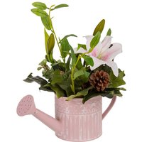 Wanderlust Deco - Maceta con flor artificial 27x16x34