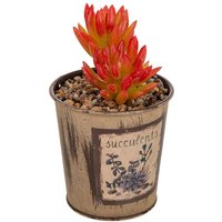 Wanderlust Deco - Maceta con cactus artificial 10x10x17