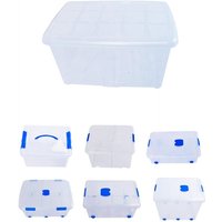 Jardin202 - Cajas de Almacenaje Transparentes – Cajas Organizadoras de Plástico con Tapa