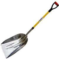 Sifer - pala aluminio 37,5x50 cm mango anilla metal amarillo 9