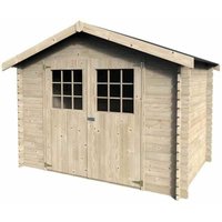 Décor Et Jardin - Caseta de madera - Gran Flodova. 28 mm. 300x300 cm. 8,88 m²