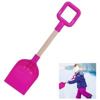 MINKUROW 1 Pala De Playa Fácil De Usar Para Niños, Portátil, Fácil De Usar, Rosa Roja