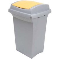 Maiol Contenedor Gris con tapa amarilla 50 Lt