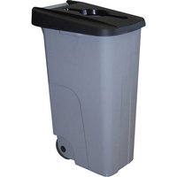 Famesa - Cubo reciclaje Denox - 85 l - Negro
