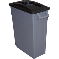 Famesa - Cubo reciclaje Denox - 65 l - Negro