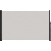 AUFUN Toldo lateral extensible de aluminio 200 x 300 cm, protección solar opaca con soporte de pared, toldo de privacidad para balcón, terraza,
