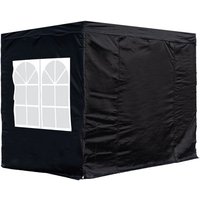 Regalos Miguel - Packs Laterales Carpas Plegables - Pack 4 Laterales para Carpas 3x2 Master 2L1V1P - Negro - Negro
