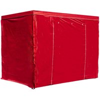 Regalos Miguel - Packs Laterales Carpas Plegables - Pack 4 Laterales para Carpas 3x2 Master 3L1P - Rojo - Rojo