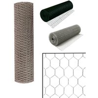 Malla Metálica Hexagonal – Rollo Alambre Multiusos Galvanizado Plata