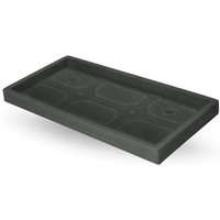 Veca - Jardinera rectangular 80 cm - Terra di Siena - Terra di Siena