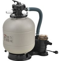 Filtro de arena con Bomba 400 w Diámetro del filtro 40 cm Válvula con 5 funciones Beige [ Pro.tec gris
