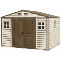 Duramax - Caseta Cobertizo Pvc Jardin Woodside