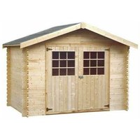 Décor Et Jardin - Caseta de madera - Flodova. 28 mm. 300x200 cm. 5,9 m²