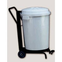 Plasticos Helguefer - Basurero 95 litros con pedal y ruedas