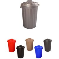 Jardin202 - Cubo Basura Diseño Moderno de plástico con Tapadera Cubo resistente almacenaje y reciclar