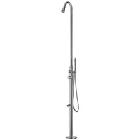 Ducha Exterior Clásica Inox Sined Cm 228x18x17,5 Sined Stintino Inox - Acero inoxidable cepillado