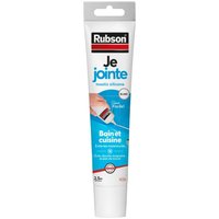 Sellador de silicona 'Je Jointe', blanco, tubo de 50 ml Rubson