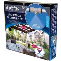 Drip&fresh - C5115N - Kit de Nebulización para Climatizar tu Patio o Terraza - 8 Puntos de Frescor, 10 m de Largo, Multicolor