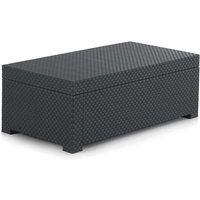 Shaf - Baul Mesa Ratan Resina Diva Grafito 117x63x43 Cm