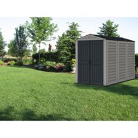 Duramax - caseta cobertizo de pvc jardin yarmate 5 x 8