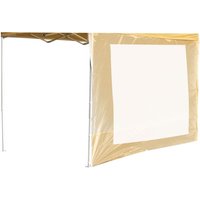 Laterales Individuales Carpas Plegables - Lateral con Ventana 3 Metros Eco - Crema