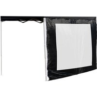 Laterales Individuales Carpas Plegables - Lateral con Ventana 3 Metros Eco - Negro