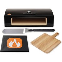 Bakerstone - Set de horno para pizza negro Negro