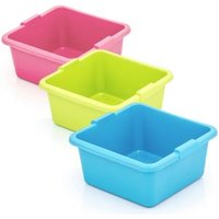 Barreño Agua 10 Lt Cuadrado Tes Pl Surt 29x29x15cm 6576l