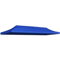 Techo de carpa para celebraciones 3x6 m azul