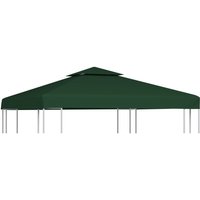 Cubierta de repuesto de cenador 310 g/m² verde 3x3 m