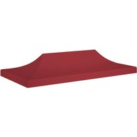 Techo de carpa para celebraciones burdeos 6x3 m 270 g/m²