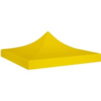 Techo de carpa para celebraciones amarillo 2x2 m 270 g/m²