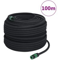 Manguera porosa para jardín caucho negro 16 mm 100 m